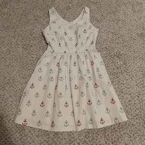 Ivory anchor dress